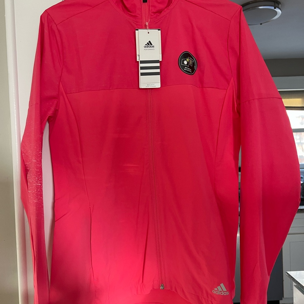 Brand new adidas running windbreaker jacket